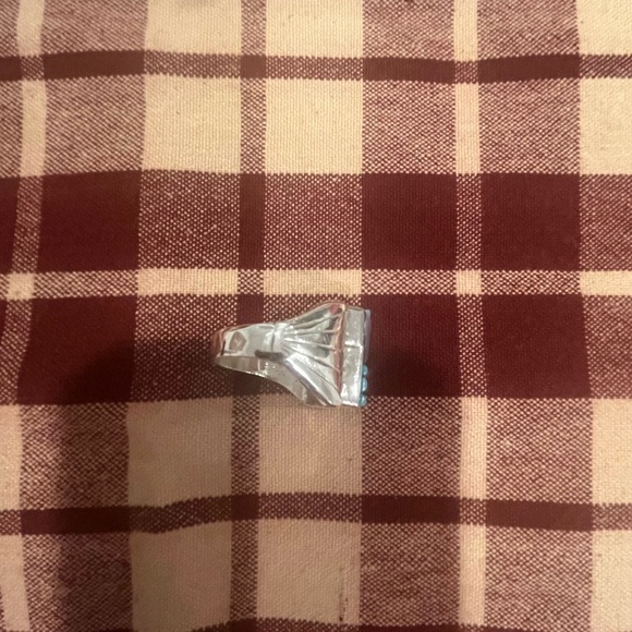 Men’s Western Colorful Gem Geometric Ring - Picture 2 of 5